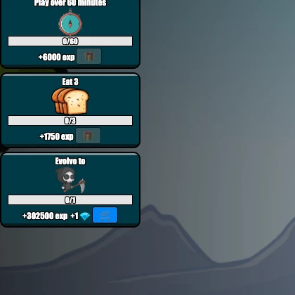 Daily quests, which fill the Piggy Bank offer